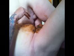 MILF took a shit on her husband's small cock